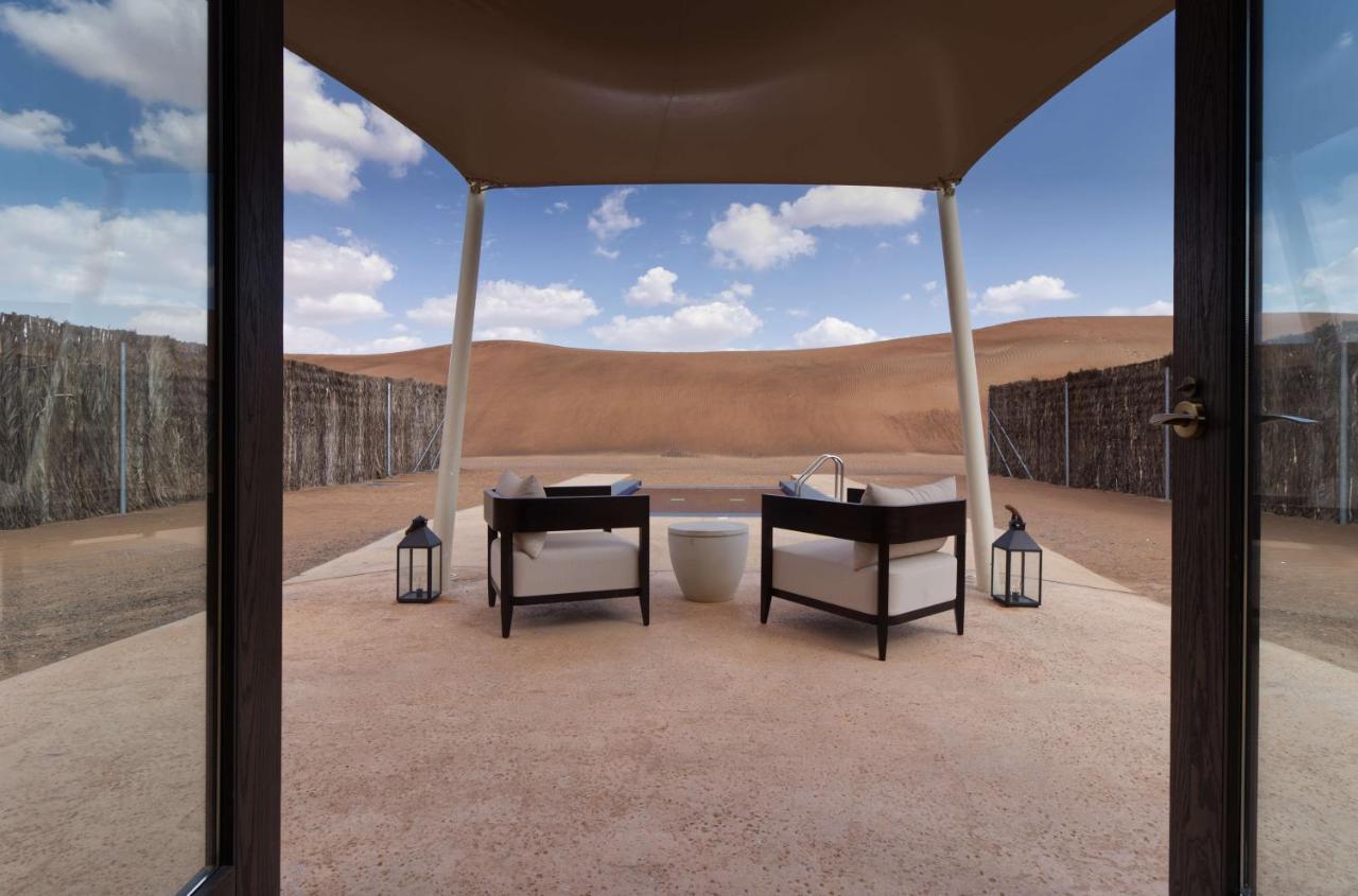 Hotel Al Badayer Retreat By Sharjah Collection Margham Exterior foto The view from a suite at the Al Maha Desert Resort